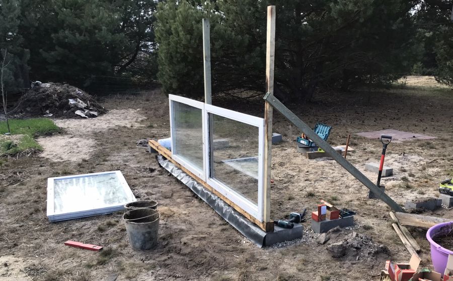 building a greenhouse
