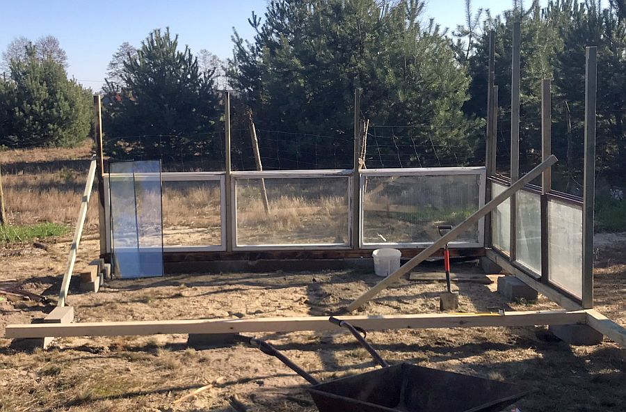 greenhouse from reclaimed windows