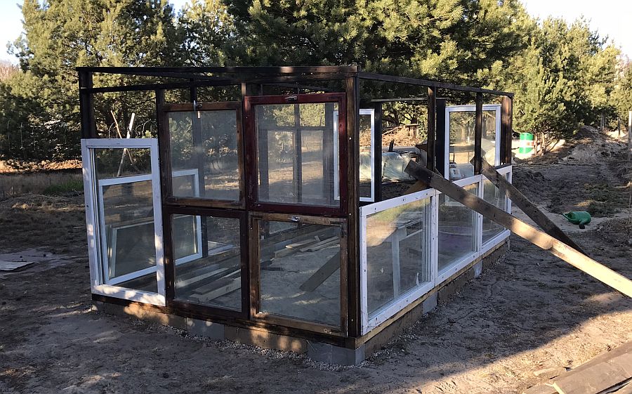 greenhouse ring beam and ridge beams